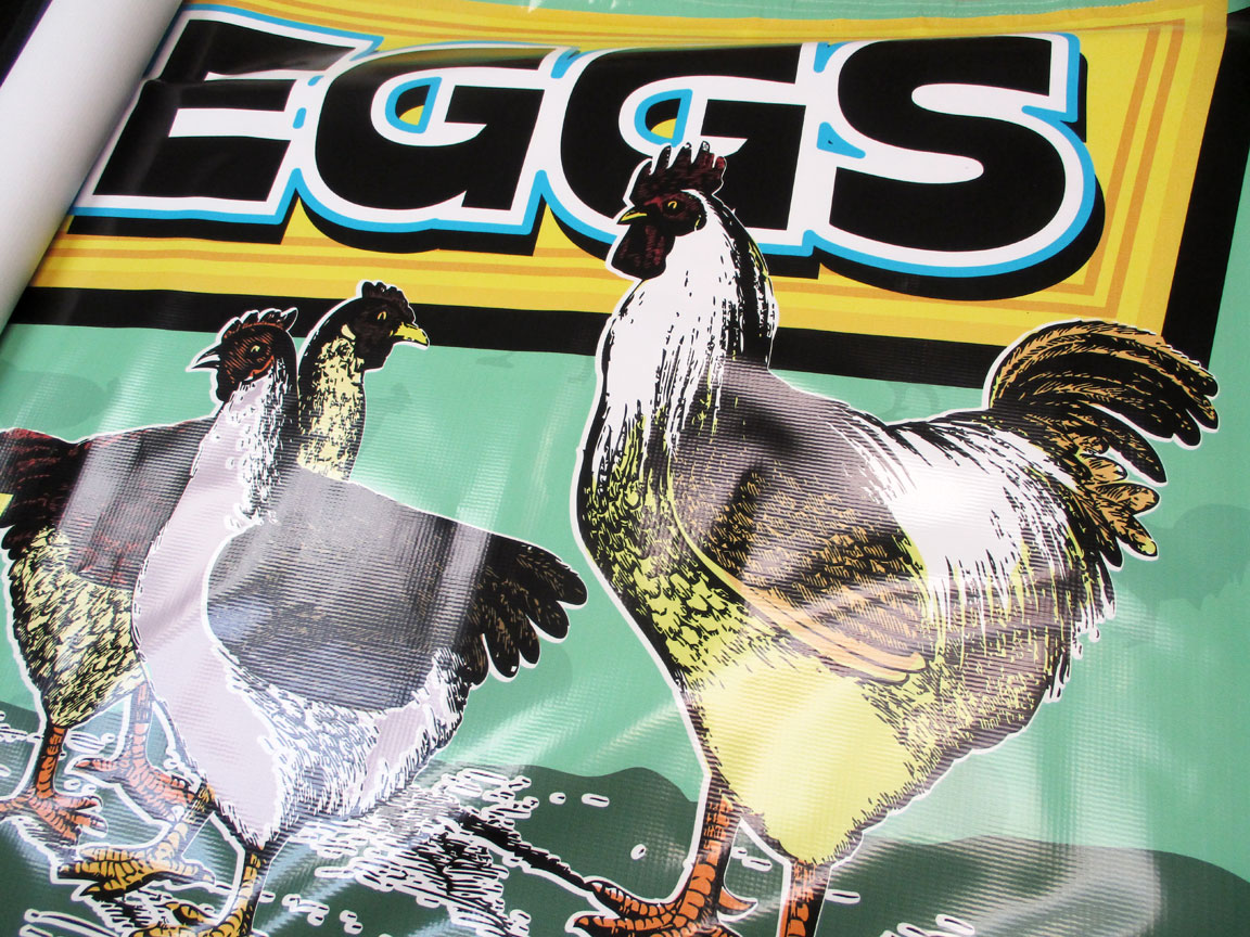 Buy Our Farm Fresh Eggs Retro Banner At Signs World Wide