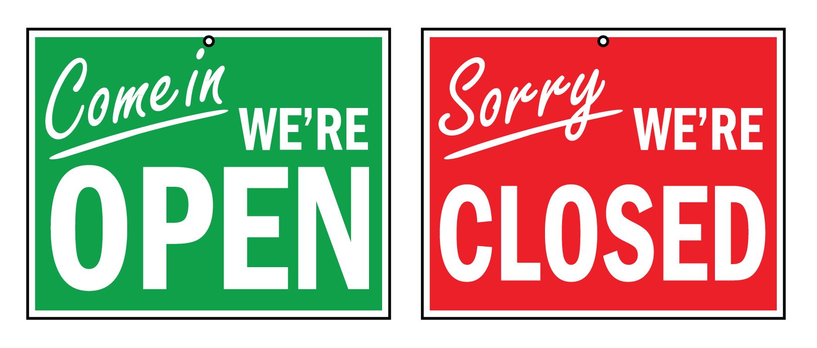 Open Closed Sign Printable Printable Templates