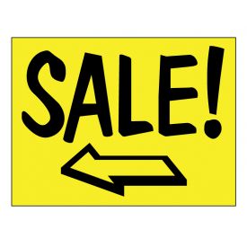 Sale left arrow sign image