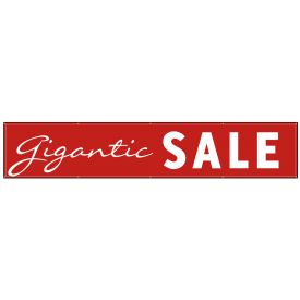 Gigantic Sale 3'x16' banner image