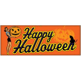 Happy Halloween Retro banner image