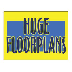 Huge Floorplans sign image