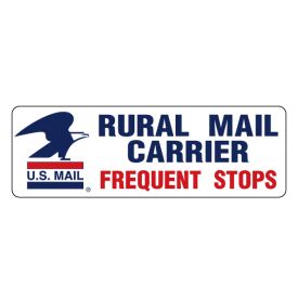 U.S. Mail Frequent Stops magnetic image