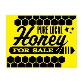 Pure Local Honey sign image