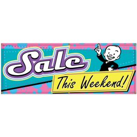 Sale This Weekend Retro banner image