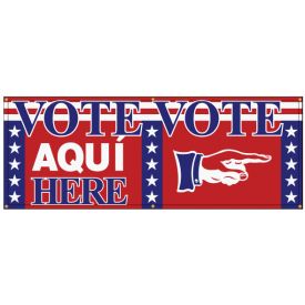 Vote Here Aqui Right banner image