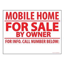 Mobile Home FS BO sign image