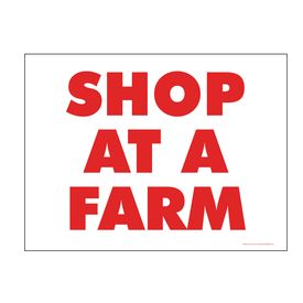 Shop At A Farm sign image