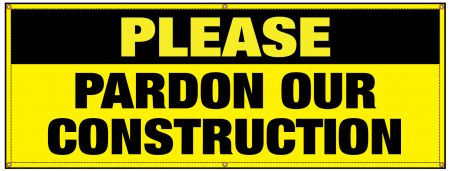 Please Pardon Our Construction banner image