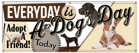 Everyday Is A Dog's Day Adopt a Friend banner image