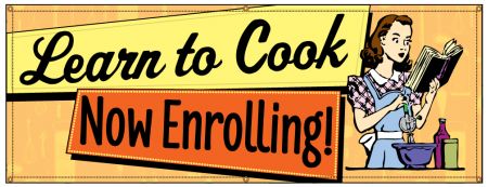 Learn To Cook Retro banner image