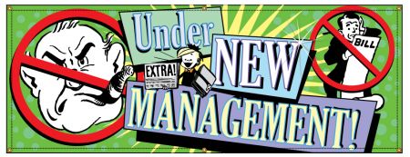 New Management Retro banner image