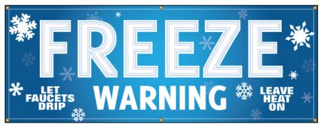 Freeze Warning Banner image