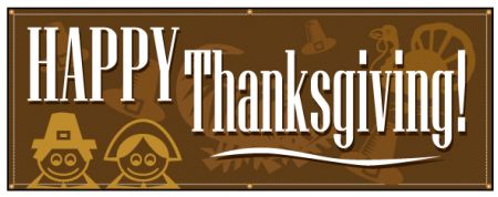 Happy Thanksgiving banner image