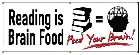 Reading is Brain Food banner image