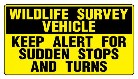 Widlife Survey sign image