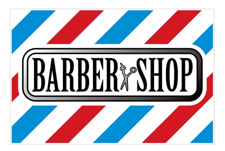 Barbershop yard sign image