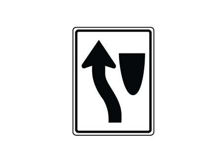 Keep left symbol sign image