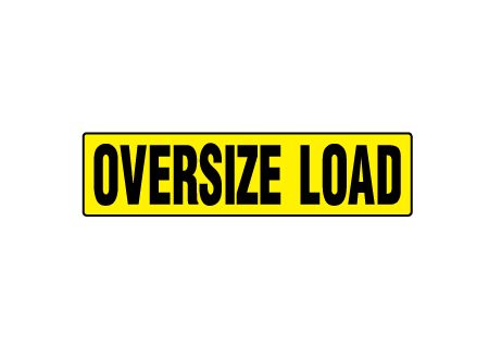 Oversize load magnetic image