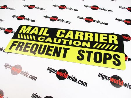 Mail Carrier FS non reflective sign image