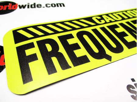Caution Frequent Stops 3x12 Sign Image 2