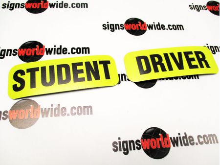 Student Driver 2x6 Sign Image 1
