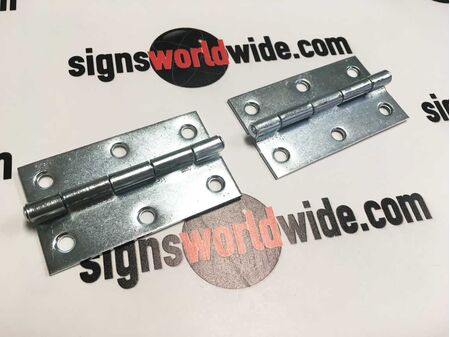 Folding sign hinge image 1