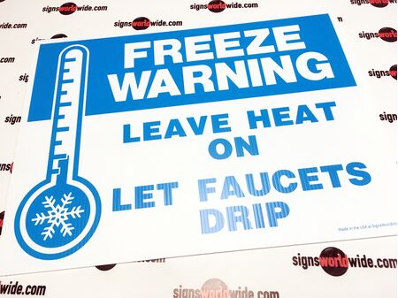 Freeze Warning 3 sign image 2