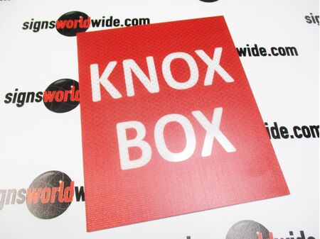 Aluminum Knox Box Sign Image 1