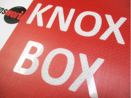 Aluminum Knox Box Sign Image 2