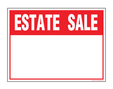 Estate sale v2 sign image