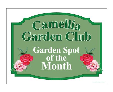 Camellia Garden Club v5 yard sign image