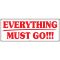 Everything must go banner image