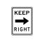 Keep Right image
