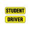 Student Driver magnetic image