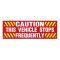 Stops Frequently decal image 2