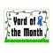 Yard of the Month flower border sign image
